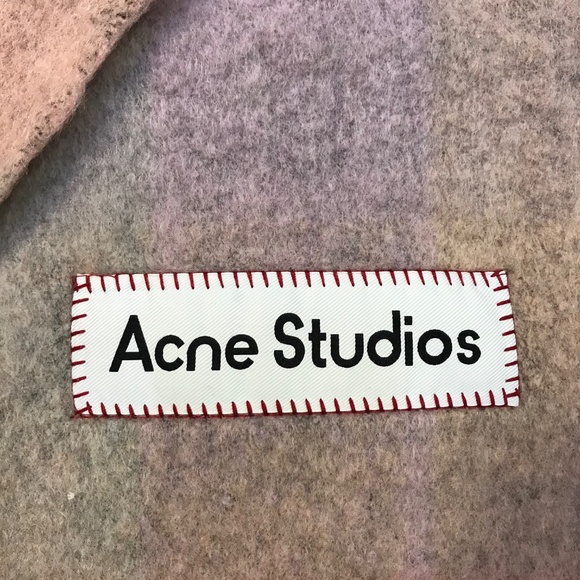 🆕ACNE STUDIOS🧿MOHAIR CHECKED SCARF - Picture 5 of 5